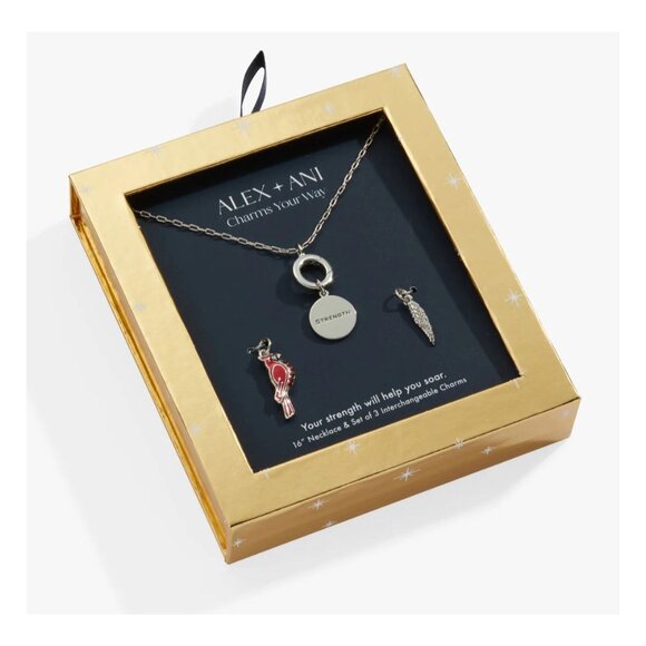 ALEX & ANI Charms Your Way Necklace and Charms NEW - Picture 2 of 5